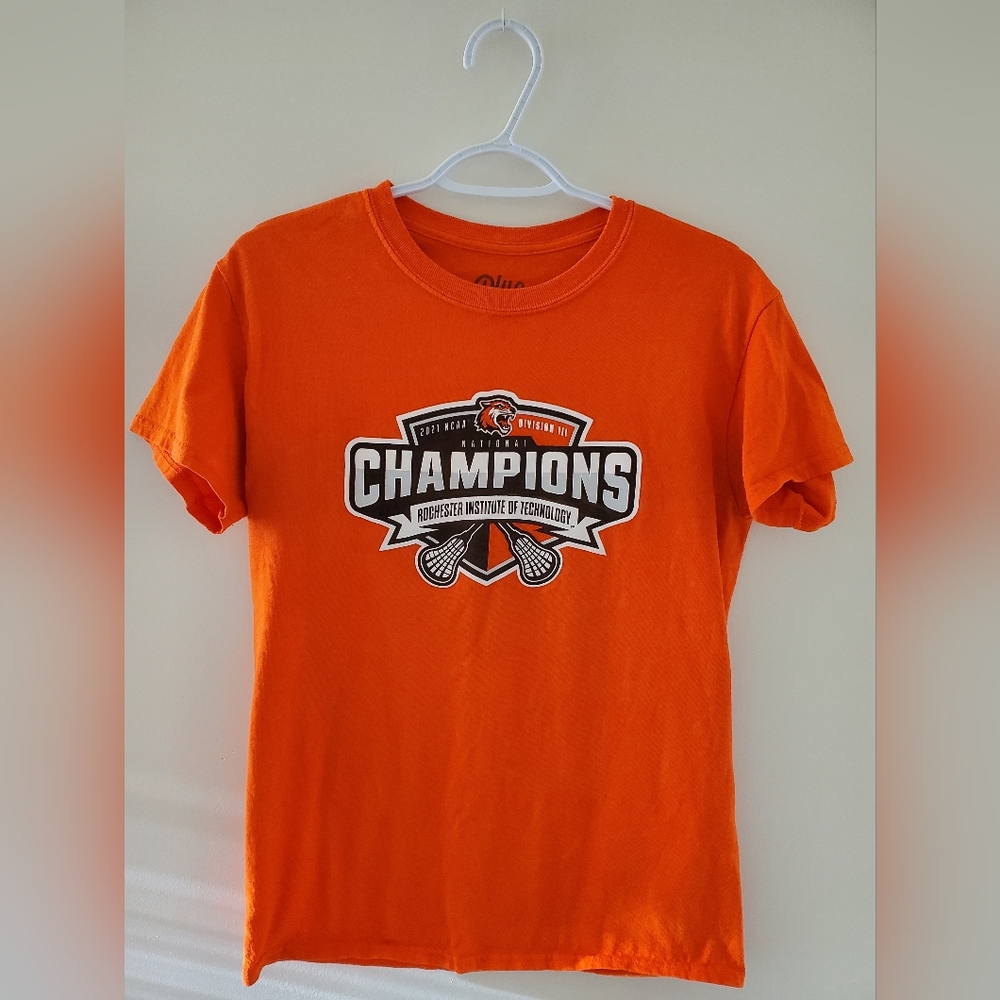 RIT 2021 D3 Men's Lacrosse Champions T-Shirt
